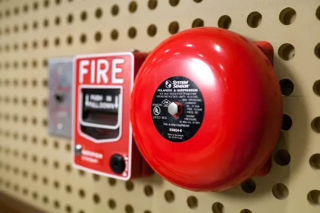 Security Fire Alarm Red Bell